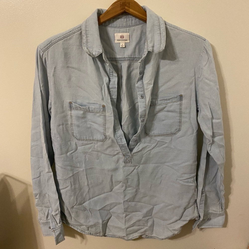 Half button long sleeve
